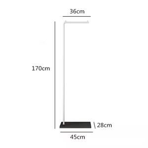 منظم عمودي معدني حديث لتقف على حامل عرض ملابس غرفة المعيشة - Product Image 1