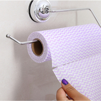 Lingettes de nettoyage en microfibre de bambou 100% jetables personnalisées, chiffon à vaisselle écologique à motif de vague, échantillon gratuit de cuisine disponible