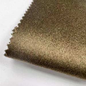 Sang Trọng 750gm Áo Len Vải 100% 70 Len 30 Cashmere Doubleface Ô Liu Màu Xanh Lá Cây Chải Mô Hình Dày Dệt Phù Hợp Với Áo Khoác - Product Image 2