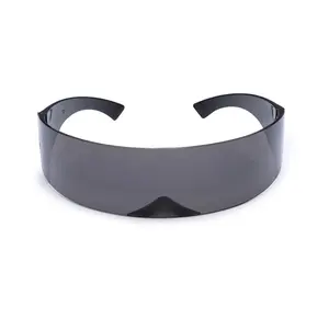 Sunglasses Laser Eyeglasses UV400 Personality Mirrored Lens Costume Eyewear Glasses Men Glasses futuristic sunglasses