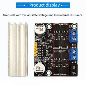 โมดูลควบคุมมอเตอร์ DC แบบคู่ 10A 3 18V ควบคุมความเร็วแบบ PWM ไปข้างหน้า/ถอยหลัง ปรับหรี่ไฟ แรงดันต่ำ กระแสสูง - Product Image 6