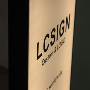 Lc साइन पुली मोबाइल विज्ञापन प्रकाश बॉक्स आउटडोर एक्रिलिक एल्यूमीनियम फर्श ऊर्ध्वाधर डबल-पक्षीय बिलबोर्ड - Product Image 5