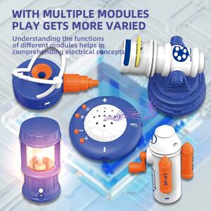 Kit de science de blocs de <span class=keywords><strong>circuit</strong></span> de tige de 66 pièces DIY 500 + expérience de physique Exploration électronique AI projets de <span class=keywords><strong>circuit</strong></span> de commande vocale jouet - Product Image 5