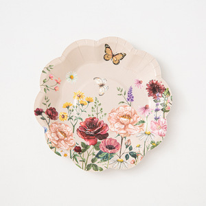 Padi Round <b>Disposable</b> Paper <b>Plates</b> 7 Inch Party Tableware Modern Simple Design Zhejiang China - Product Image 4