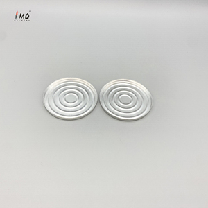 Kotak bubuk longgar bentuk bulat hitam 59mm, wadah kemasan kosong bubuk kompak - Product Image 5