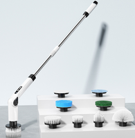 Greenwell Nouvelle Arrivée Brosse de Nettoyage Électrique Sans Fil Télescopique Étanche IPX7 pour Baignoire et Cuisine