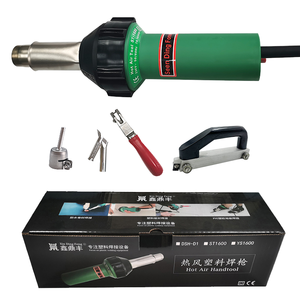 เครื่องเชื่อมลมร้อนแบบพกพา XDF 1600W ปรับได้ สำหรับซ่อมพื้น PVC เชื่อมป้ายโฆษณา 110V/220V/380V 50/60Hz เครื่องมือเชื่อมไวนิลแบบใช้ความร้อนรุ่นใหม่ - Product Image 1