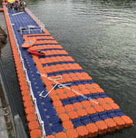 Quai flottant en plastique modulaire marin Plate-forme de quai de yacht/passerelle/quai flottant de jet ski