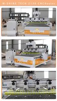 Oferta Especial 2026: Router CNC para Madera M-shine 1330-4, Máquina de Grabado CNC de Múltiples Cabezales para Madera, Tallado de Relieve en Lotes de Alta Velocidad