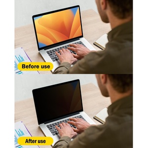 Elegante Eco PET Materia prima suave molde privado Anti-SPY uso para MacBook Series 2D Radian espesor 0,25mm grado AAA calidad - Product Image 1