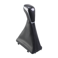 Pommeau de levier de vitesse en cuir cristal de qualité supérieure avec soufflet pour Audi A7 A6 PA STYLE C7 2016-2018, antirouille, vente en gros usine