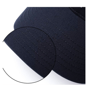 หมวกเบสบอล Heycap Luxury Gorra 6 แผง สีดำ ผ้าฝ้าย ทรงไม่แข็ง  แบบเรียบ  สำหรับกีฬา  ปักโลโก้ได้ตามต้องการ สำหรับทุกเพศ - Product Image 2