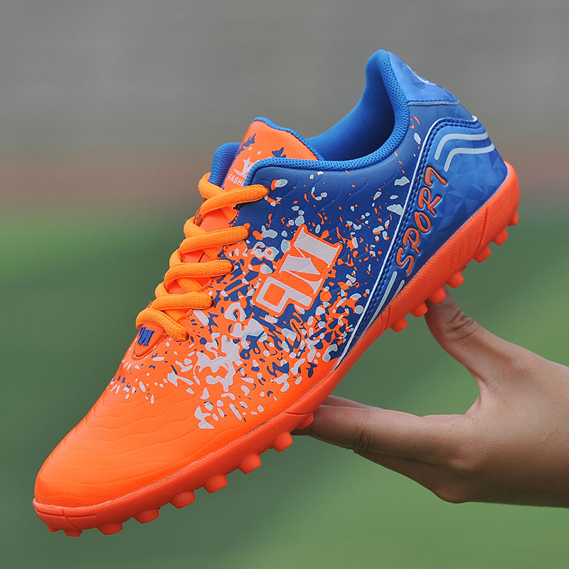 Оптовая продажа, школьные детские футбольные туфли, футбольные кроссовки с низким верхом, обувь для тренировок, футбольная обувь для мальчиков и девочек