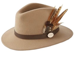 Sombrero Fedora Clásico Unisex de Ala Ancha, Hecho a Mano, de Fieltro de Lana 100%, con Elegante Banda de Cuero, Venta al Por Mayor - Product Image 6