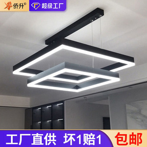 โคมไฟเพดาน LED ทรงสี่เหลี่ยมทันสมัย ฟูลสเปกตรัม 60 ซม. สำหรับห้องนั่งเล่น ห้องนอน ห้องรับประทานอาหาร โคมไฟตกแต่งบ้าน - Product Image 4