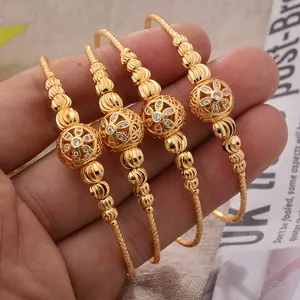 أساور مجوهرات عصرية للنساء دبي حلي هدايا زفاف أساور زفاف هندية أفريقية للبيع بالجملة