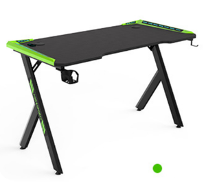 Nouveau design, bureau d'ordinateur de jeu en métal très vendu avec bandes LED, porte-gobelet et fonctions extensibles - Product Image 4