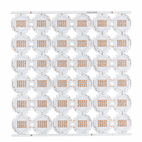 Base en aluminium pour LED, PCB MCPCB, substrat rond en aluminium 1,2 mm, traitement de surface OSP en cuivre 25 µm