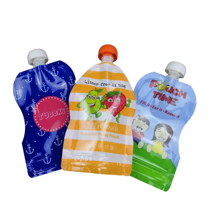 Bolsa bico para bebidas 30ml, 50ml e 100ml, saco líquido de apoio, com bico, saco transparente para embalagem de bebidas