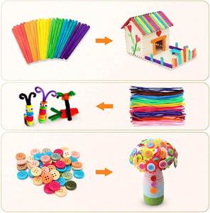 Arts and Crafts Supplies Diy School Project Kits Paper Based <b>Gifts</b> Piece Hobby Craft <b>Creative</b> Art Projects for Kids - Product Image 2