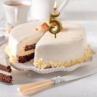 10 Stück Gel-Wachs Paraffin-Wachs Zahlen-Geburtstagstortenkerzen 0-9 für Backen & Dessert-Party-Dekoration