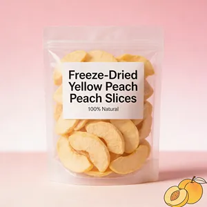 Fette di Pesca Gialla Liofilizzata con Etichetta Pulita |   Snack Completamente Naturale Senza Zuccheri Aggiunti |   Consistenza Morbida e Croccante Ricca di Vitamine - Product Image 6