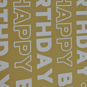 Envoltorio de regalo personalizado de 80g para fiesta de cumpleaños, 0,43x3m, para embalaje de cajas de cosméticos, papel de regalo - Product Image 1