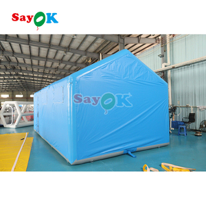 Tienda de campaña inflable a prueba de viento hermética azul portátil Sayok <span class=keywords><strong>para</strong></span> cambiarse de <span class=keywords><strong>ropa</strong></span> y lavarse - Product Image 4