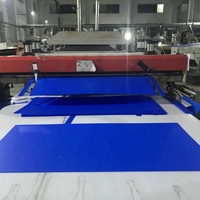 Chine Usine Directe Meilleur Prix Boîte PET écologique 4mm Feuilles de plastique bleu avec Offres Spéciales de service de coupe