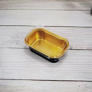 Stampo <span class=keywords><strong>Rettangolare</strong></span> in Alluminio per Mini Torte, Usa e Getta, per Forno, per Panini e Cupcake - Product Image 3