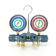 Jeu de manomètres à 4 voies Tesmo R410A en alliage d'aluminium, outil de service pour la réfrigération et la climatisation HVAC - Product Image 6