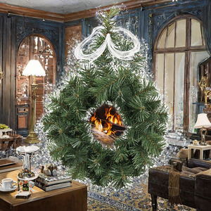 10m PVC ronde kerstboomhangdecoratie voor feestdagen, decoratie voor thuis, etalage, feest - Product Image 2