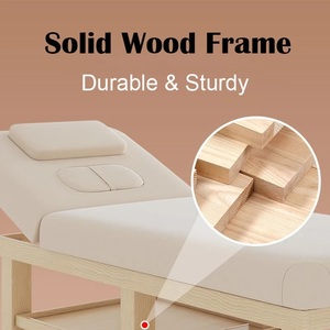 <span class=keywords><strong>Table</strong></span> <span class=keywords><strong>de</strong></span> <span class=keywords><strong>massage</strong></span> haut <span class=keywords><strong>de</strong></span> gamme en bois massif pour soins du visage et extensions <span class=keywords><strong>de</strong></span> cils, idéale pour salons <span class=keywords><strong>de</strong></span> beauté et gymnases, lit <span class=keywords><strong>de</strong></span> beauté <span class=keywords><strong>confortable</strong></span> et réglable, vente en gros - Product Image 3