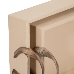 Vassoio Decorativo con Manici Forgiati in Similpelle, Vassoio Rettangolare per Servire, per Tavolino da Caffè, Arredamento Casa - Product Image 6