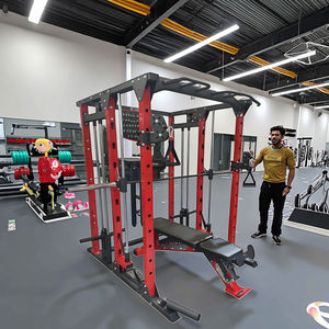 JUREN K3A Attrezzatura Fitness Commerciale in Metallo di Alta Qualità, <span class=keywords><strong>Rack</strong></span> Multifunzionale per <span class=keywords><strong>Squat</strong></span> e Smith Machine, Gabbia per Allenamento Completo del Corpo - Product Image 6