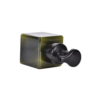 Bouteille vide carrée en PETG de 250 ml, sérigraphiée, avec pompe mousseuse rechargeable pour sérum de soin et nettoyant visage – Vente en gros