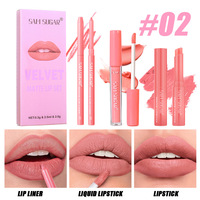 Ensemble de rouges à lèvres en boîte en gros, coffrets cadeaux de maquillage, coffrets de maquillage professionnels, kit de gloss à lèvres, emballage de boîte personnalisé