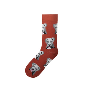 Người Đàn Ông Của Chất Lượng Cao Tùy Chỉnh Thiết Kế Sporty Crew Động Vật Vớ Vui Mới Lạ Dễ Thương In Trắng Polyester Bớ-Chống Trượt Mùa Đông - Product Image 5