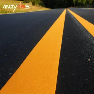 Snelweg Lichtgevende Reflecterende Thermoplastische Wegmarkering Verf Op Beton Road