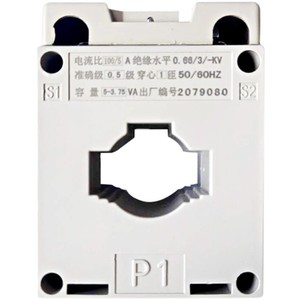 Transformador de Corriente 100/5A, Clase de Precisión 0.5, 50/60Hz, 5-3.75VA, para Medición Eléctrica - Product Image 1