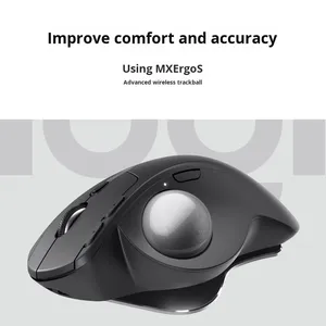 Para <span class=keywords><strong>Logitech</strong></span> MX Ergo S Ratón inalámbrico para juegos de modo dual LED óptico Mini PC Portátiles Oficina CAD Precisión Pantalla cruzada para USB 3D - Product Image 3