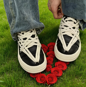 Chaussures de sport pour hommes de marque de créateur, en toile respirante de haute qualité, à lacets, basses, classiques, à semelle épaisse, avec lacets et sangles - Product Image 4