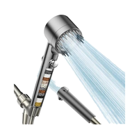 Interrupteur marche/arrêt haute pression pommeau de douche filtré à main plusieurs Modes de pulvérisation accessoire de robinet de salle de bain bain en eau dure
