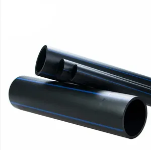 Tubulação do HDPE Tubo plástico do polietileno do PE 100 high-density para a irrigação que minam o tratamento das águas residuais