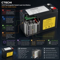 Batterie LiFePO4 12V 12.8V 4Ah-15Ah à semi-conducteurs, garantie usine, vente en gros, pour système de sécurité et éclairage
