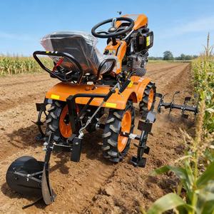 Micro-cultivateur diesel 12 CV, outil <span class=keywords><strong>de</strong></span> labour rotatif pour vergers et jardins potagers - Product Image 5