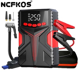 NCFKOS полноразмерный автомобильный стартер с воздушным компрессором Flashfish 99800mAh Boost Многофункциональный литиевый аккумулятор - Product Image 1