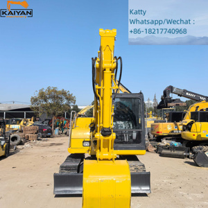 Excavadora de cadenas Komatsu PC70-8 usada en buen estado, de segunda mano, original japonesa, maquinaria de construcción de 7 toneladas en venta. - Product Image 2
