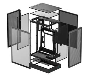 เคสคอมพิวเตอร์ Deepcool รุ่น CH270 แนวตั้ง MATX สำหรับเล่นเกม พร้อมหน้าจอดิจิตอล ระบายอากาศได้ดี ดีไซน์ตาข่าย - Product Image 6