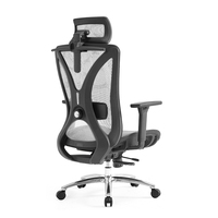 Chaise de direction de luxe fabriquée à Foshan, avec appui-tête réglable, chaise pivotante moderne, ergonomique, confortable, pour le bureau à domicile